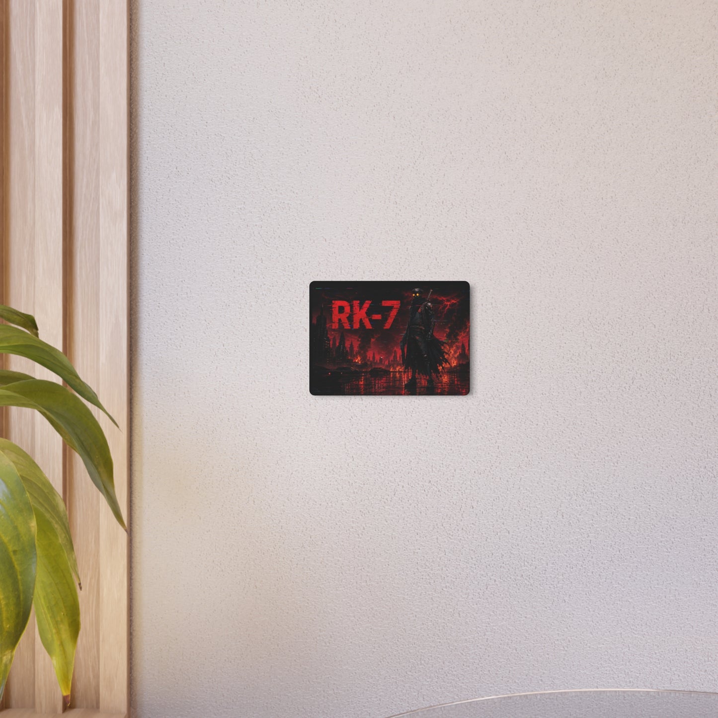 Cyber Wars RK -7 - Metal Art Sign - Wall Decor for Home