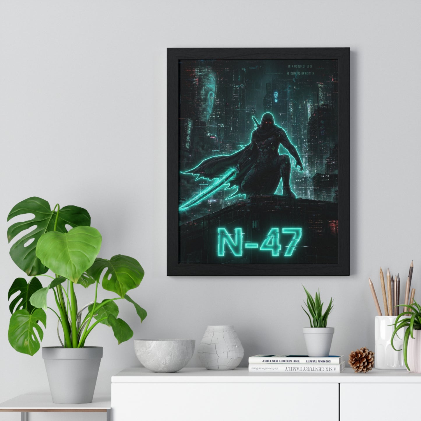 Cyber Wars N-47 - Framed Poster