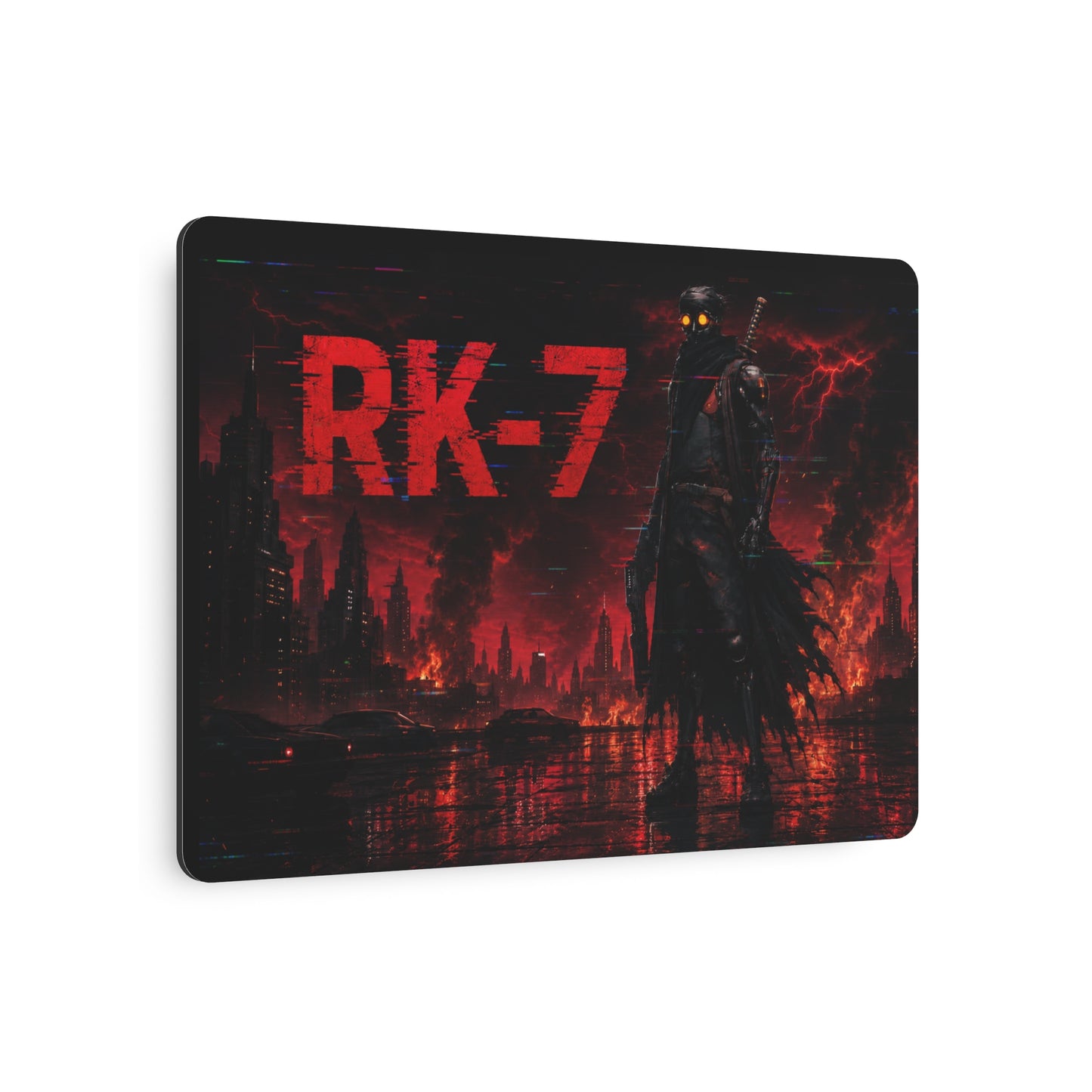 Cyber Wars RK -7 - Metal Art Sign - Wall Decor for Home