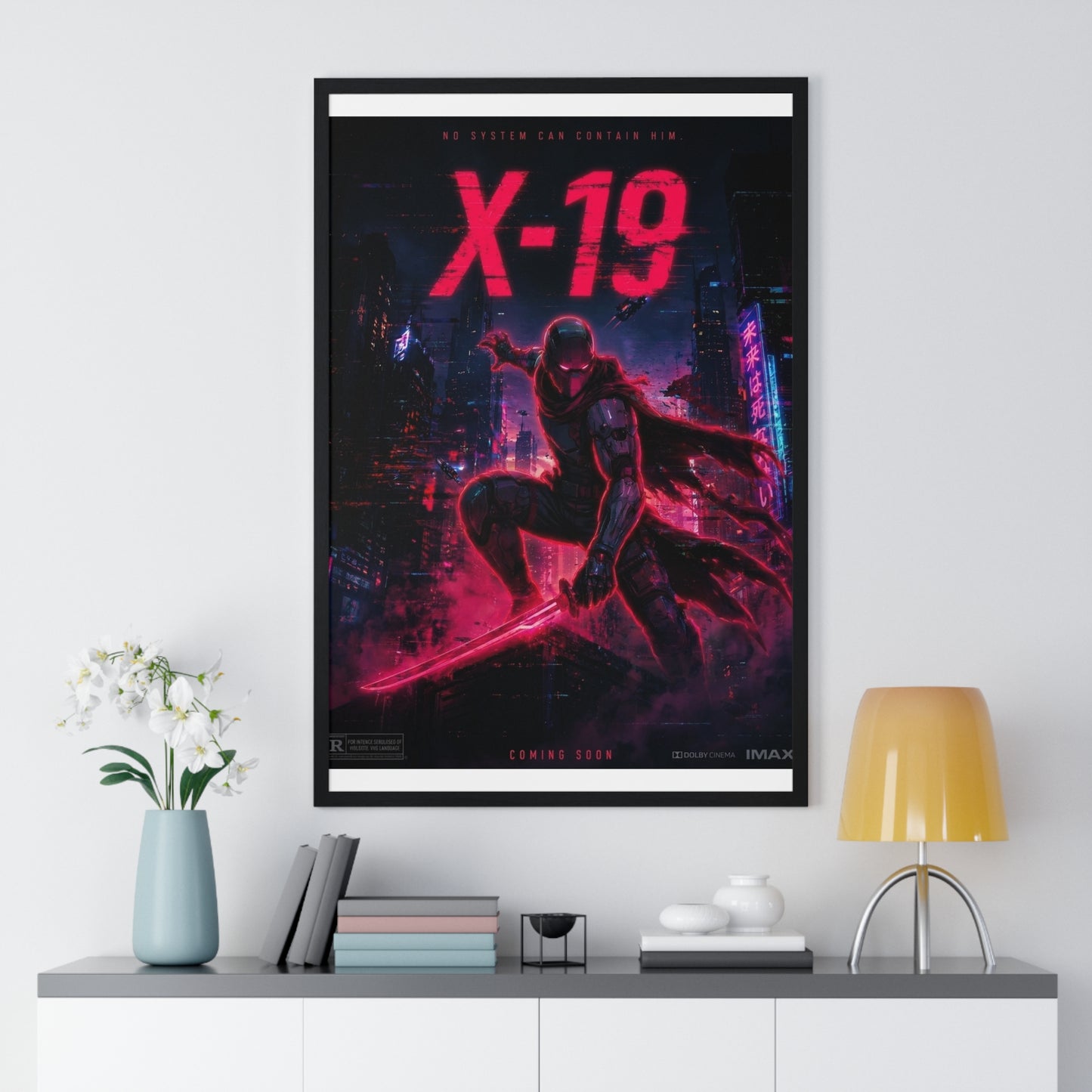 Cyber Wars X-19 - Framed Poster