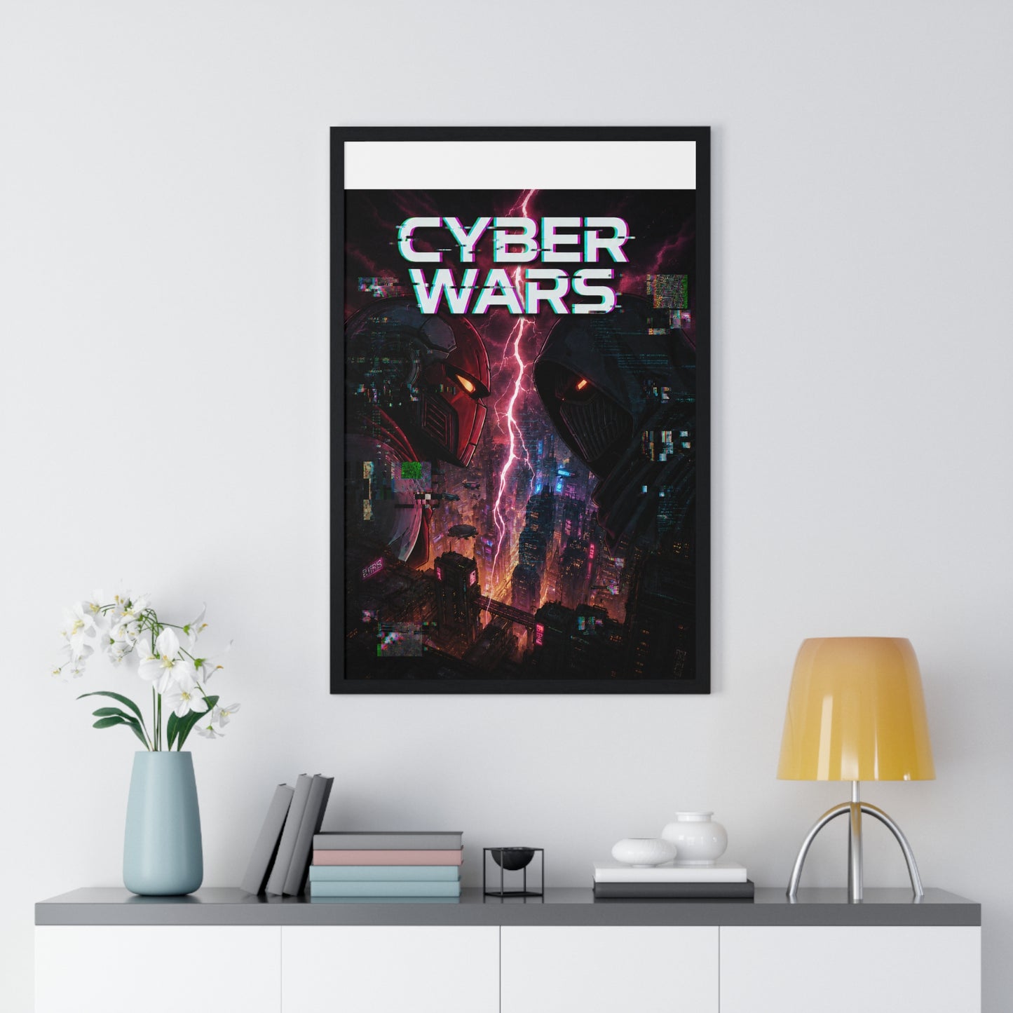 Cyber Wars - Framed Poster