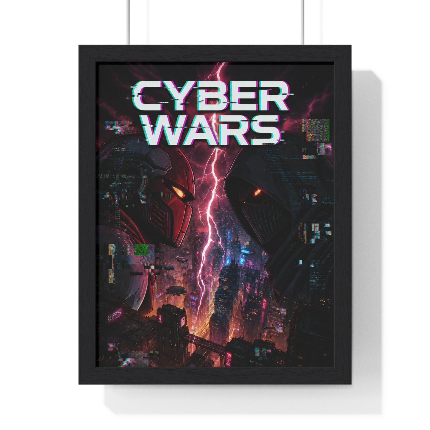 Cyber Wars - Framed Poster
