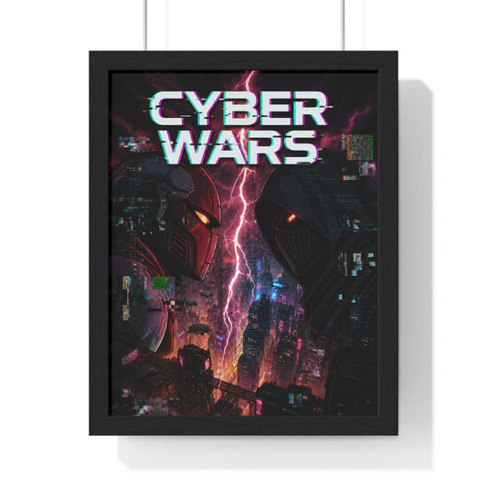 Cyber Wars - Framed Poster
