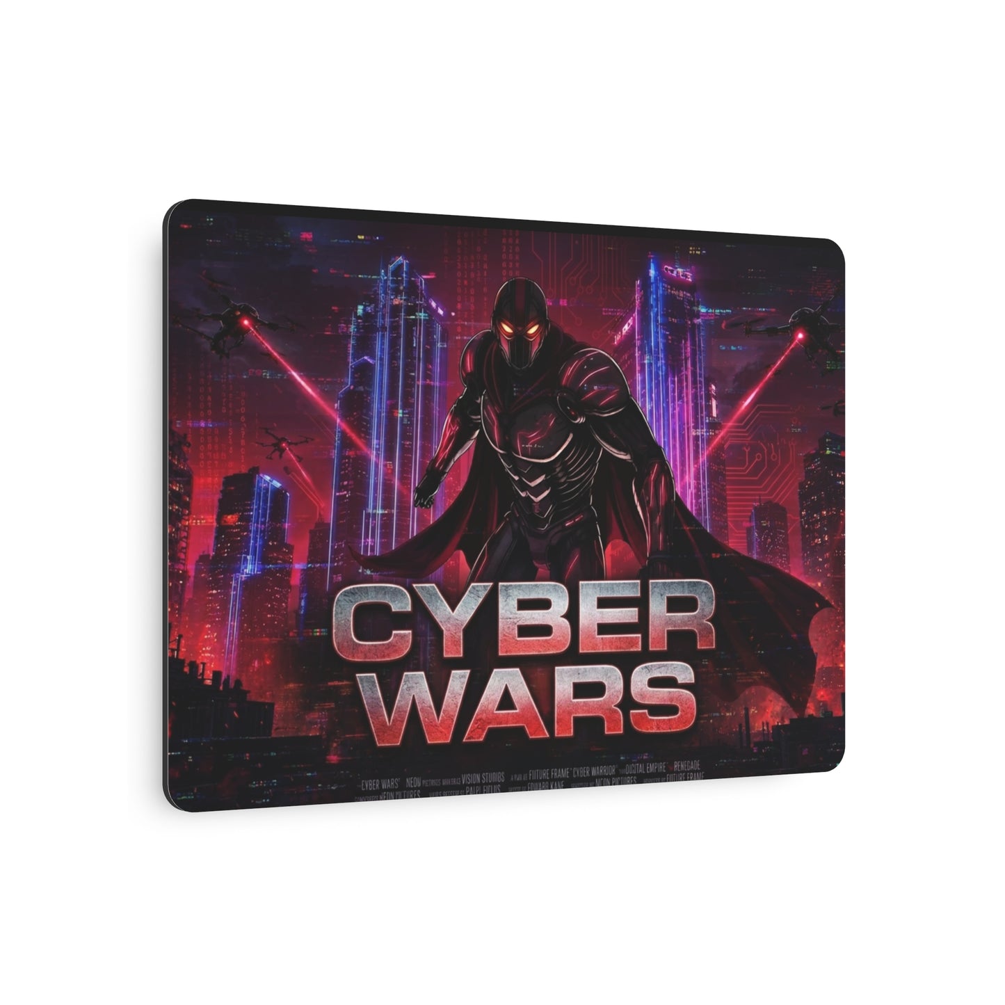 Cyber Wars - Metal Art Sign