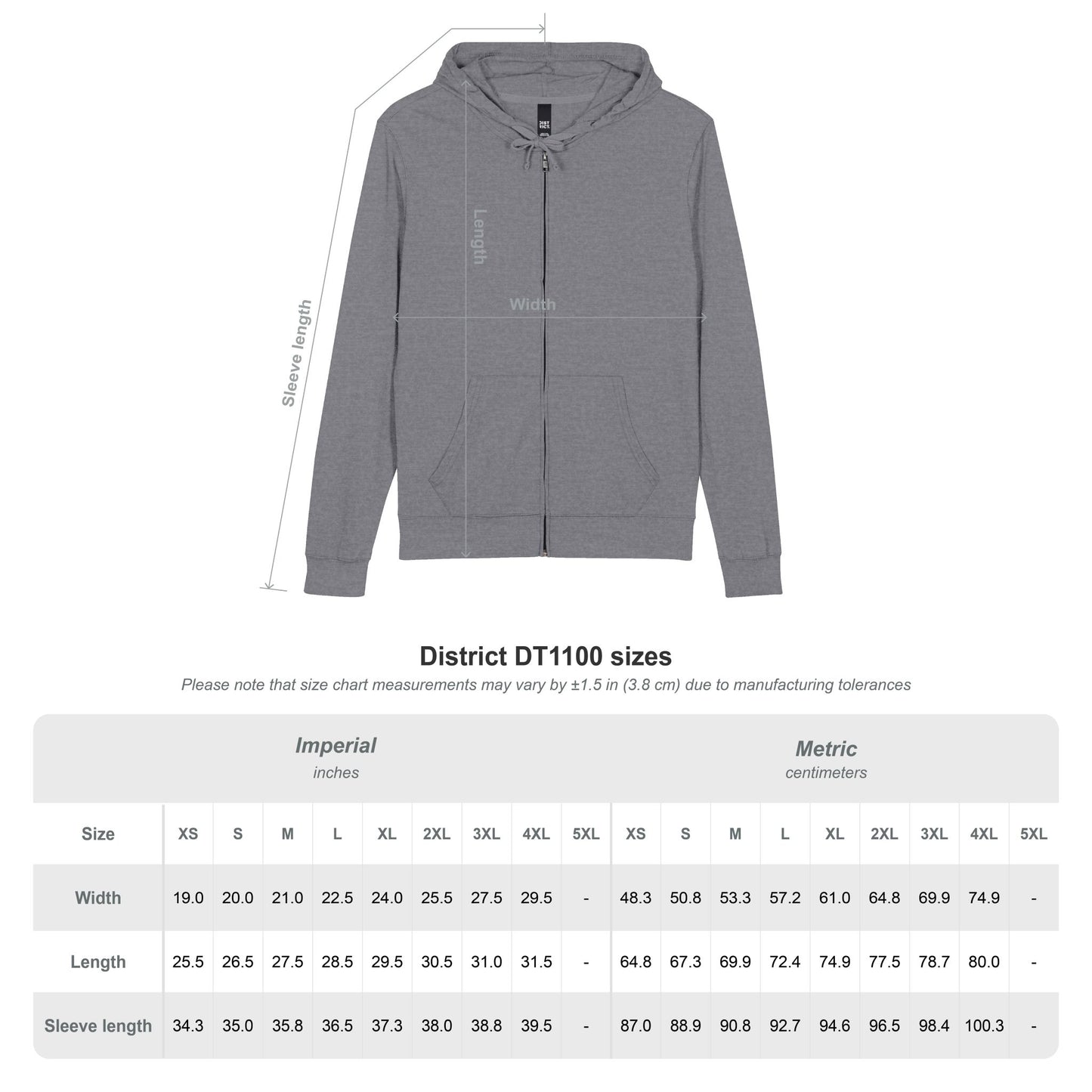 Xo - Black Full-Zip Hoodie