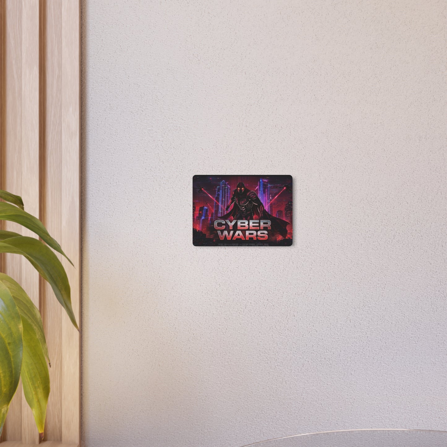 Cyber Wars - Metal Art Sign