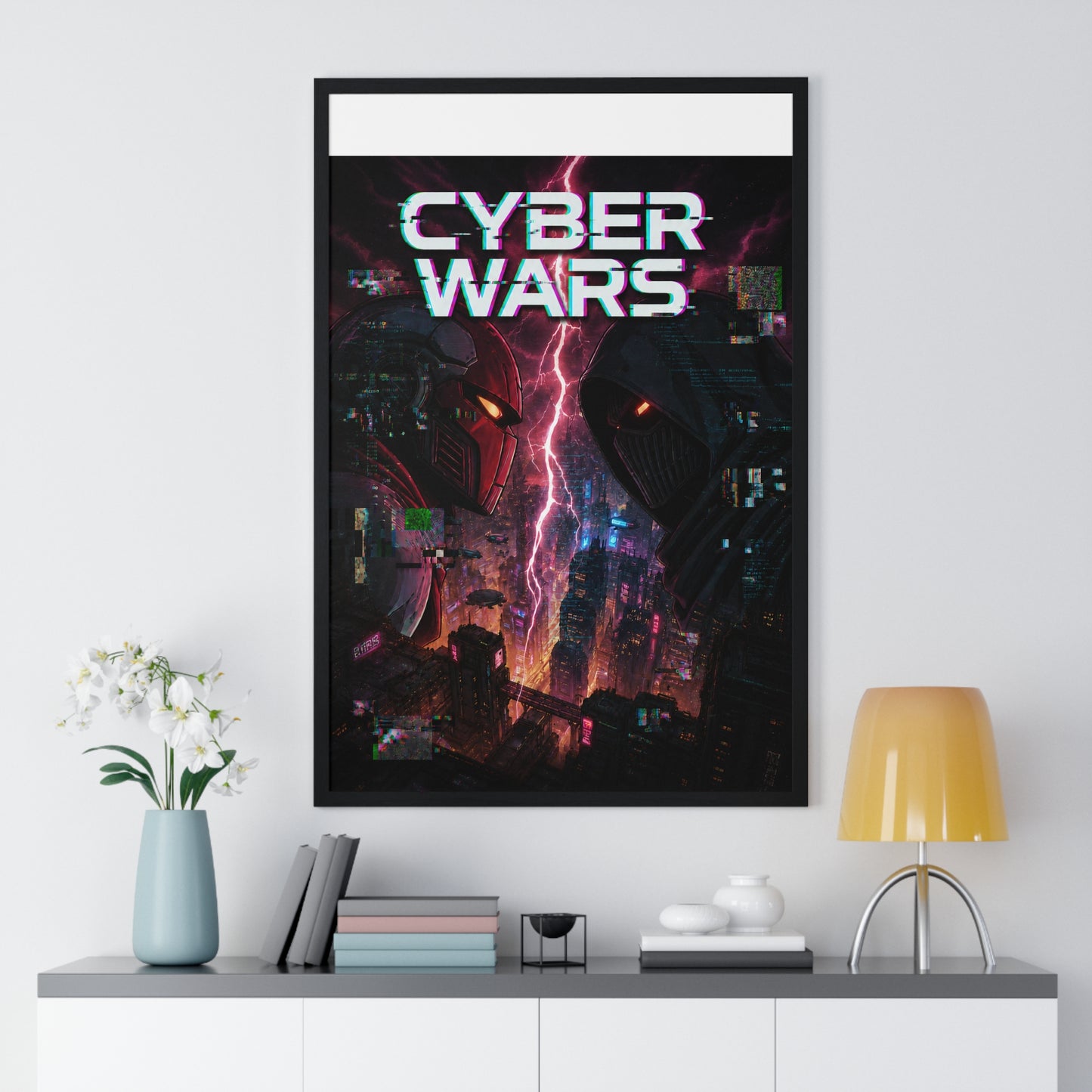 Cyber Wars - Framed Poster