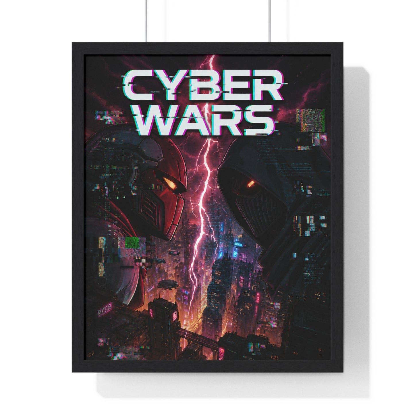 Cyber Wars - Framed Poster