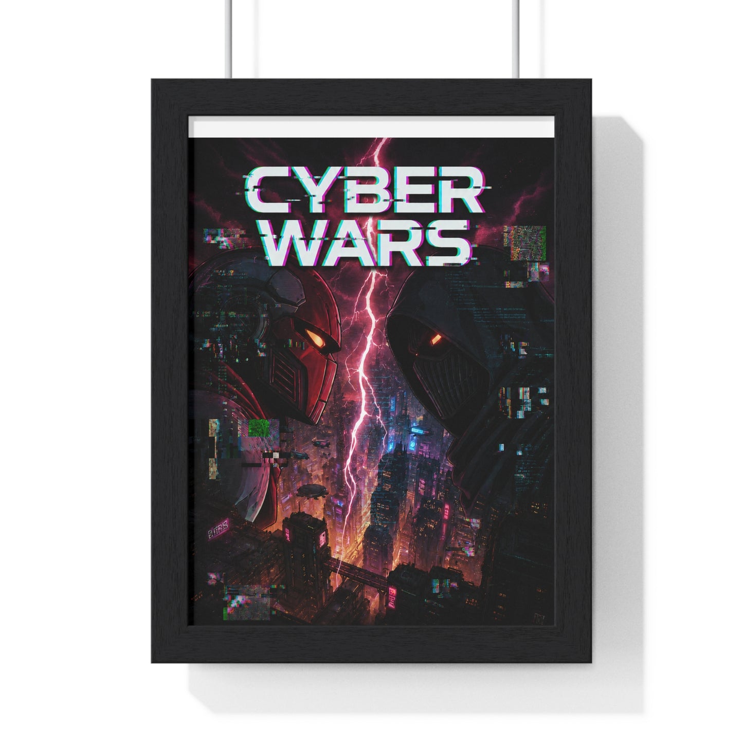 Cyber Wars - Framed Poster