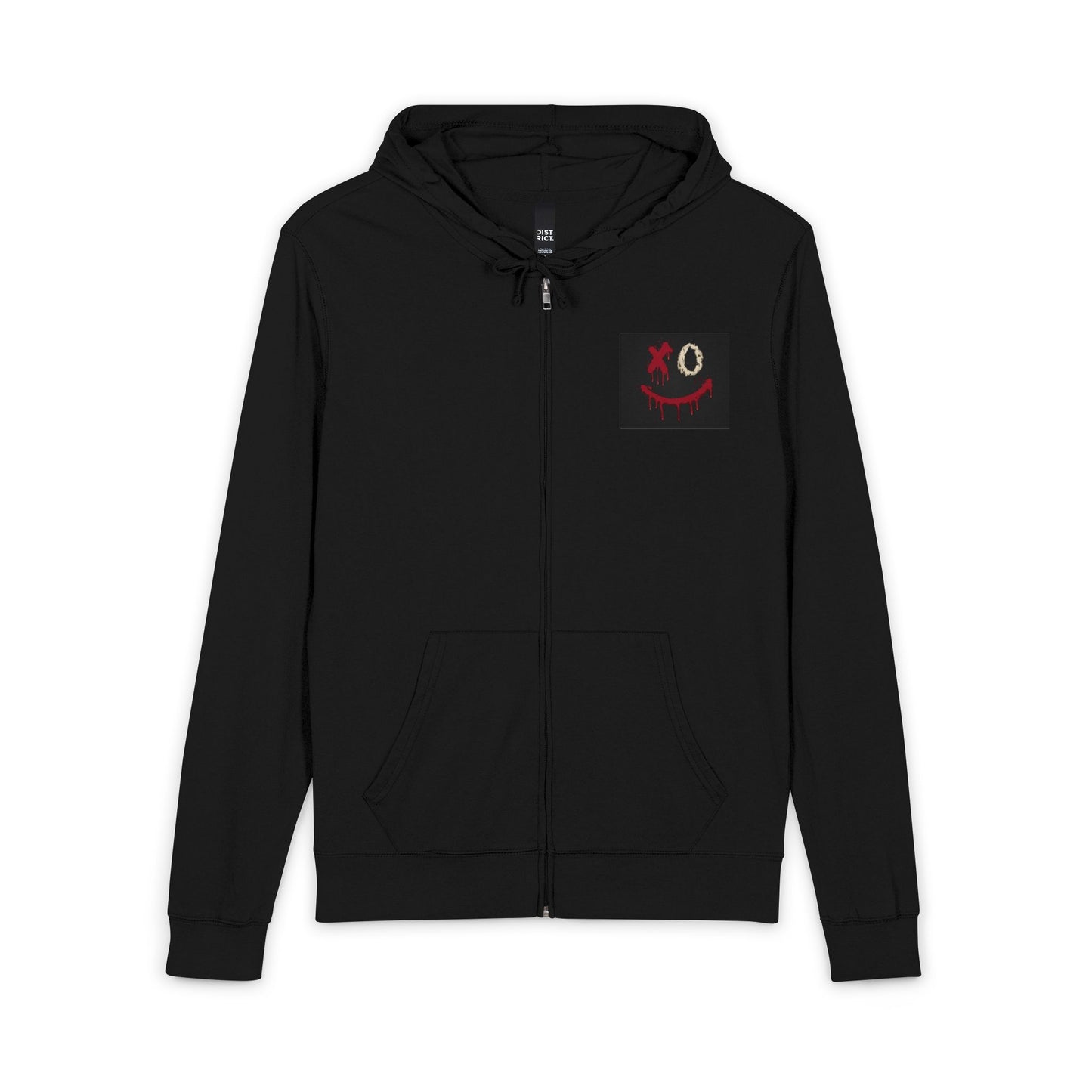 Xo - Black Full-Zip Hoodie