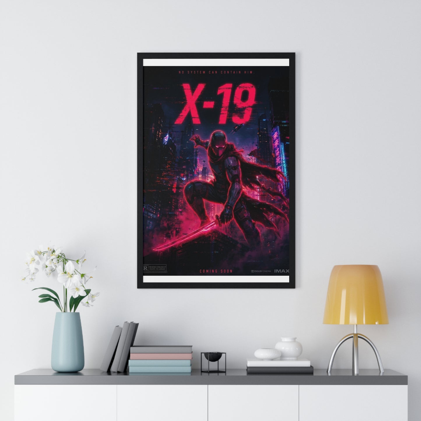 Cyber Wars X-19 - Framed Poster