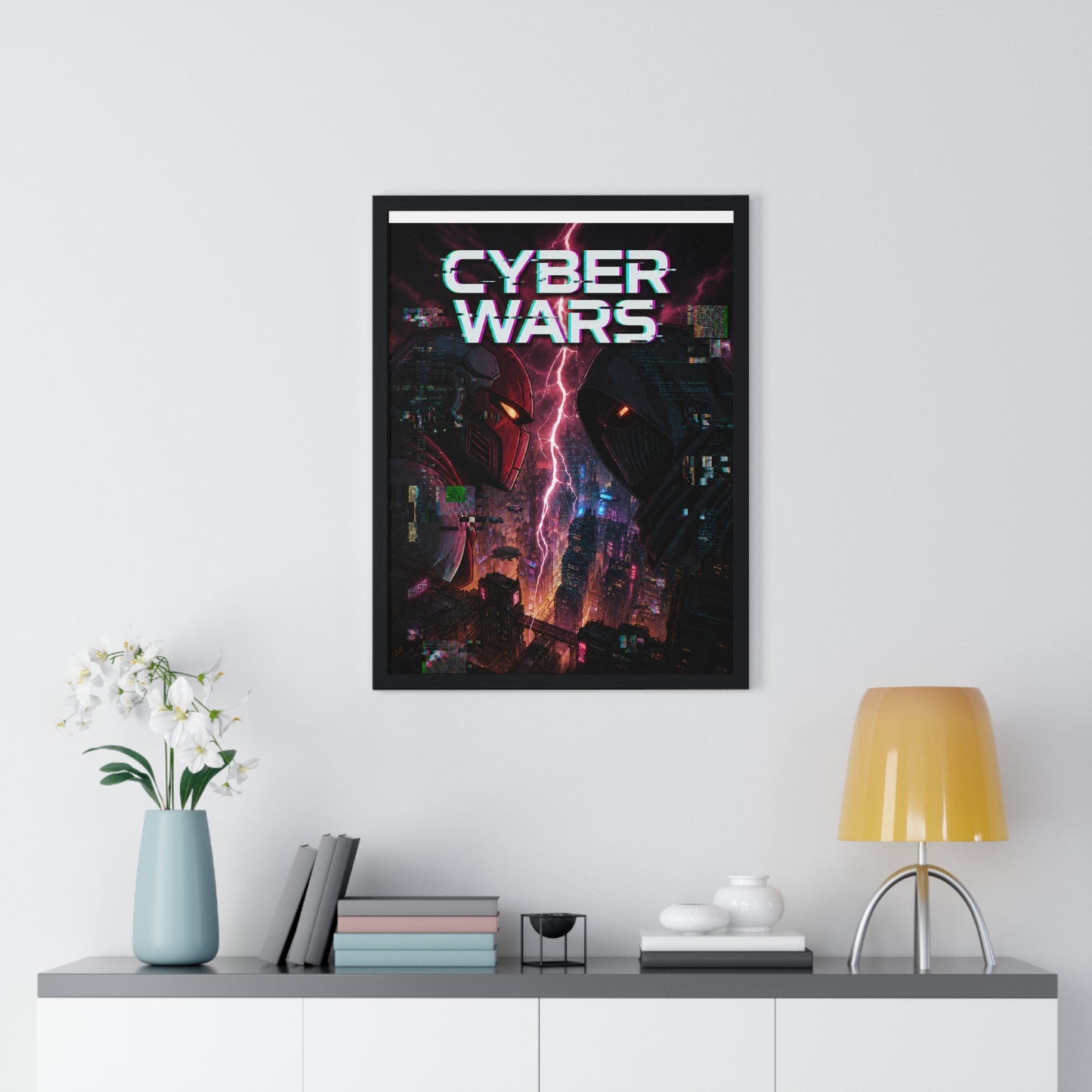 Cyber Wars - Framed Poster