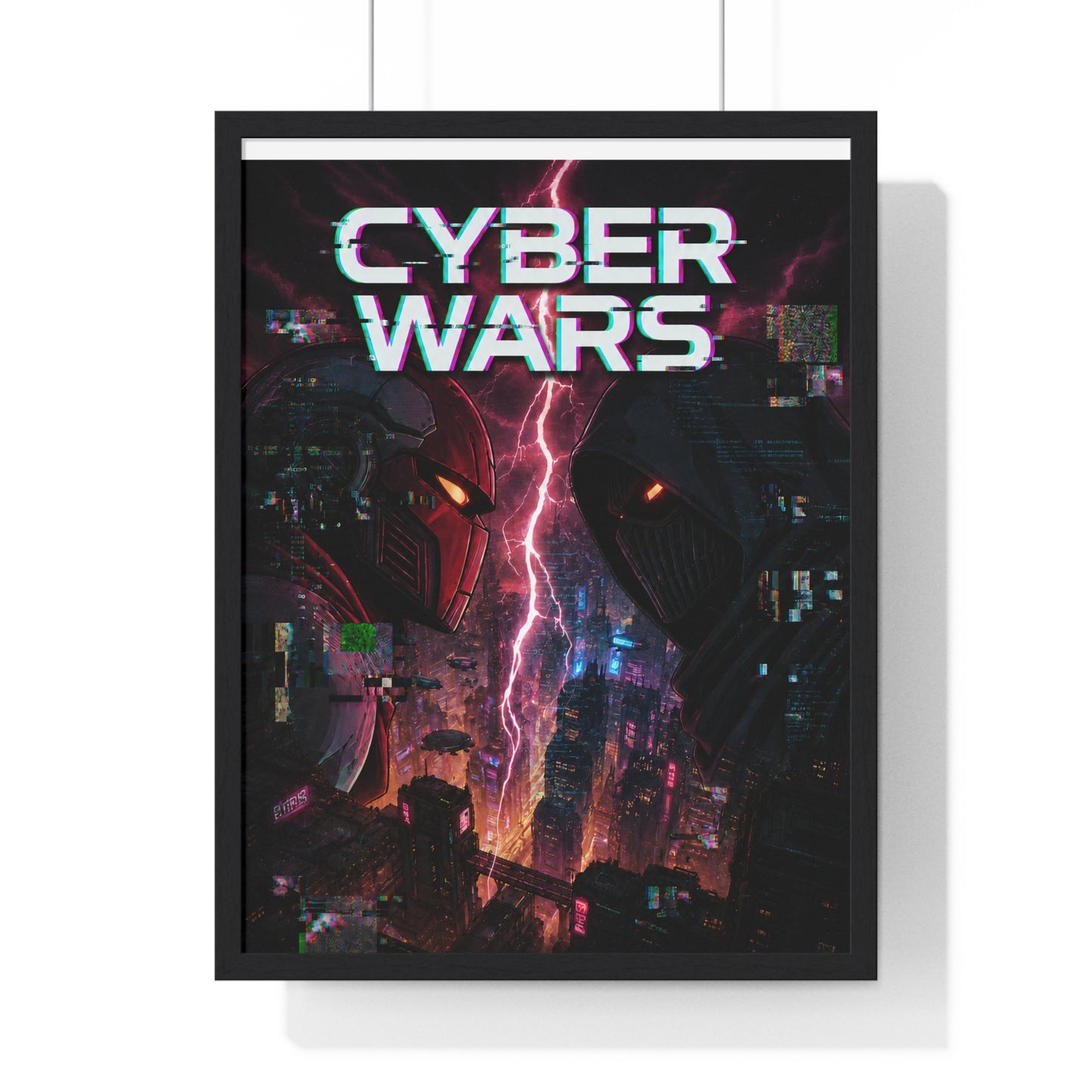 Cyber Wars - Framed Poster