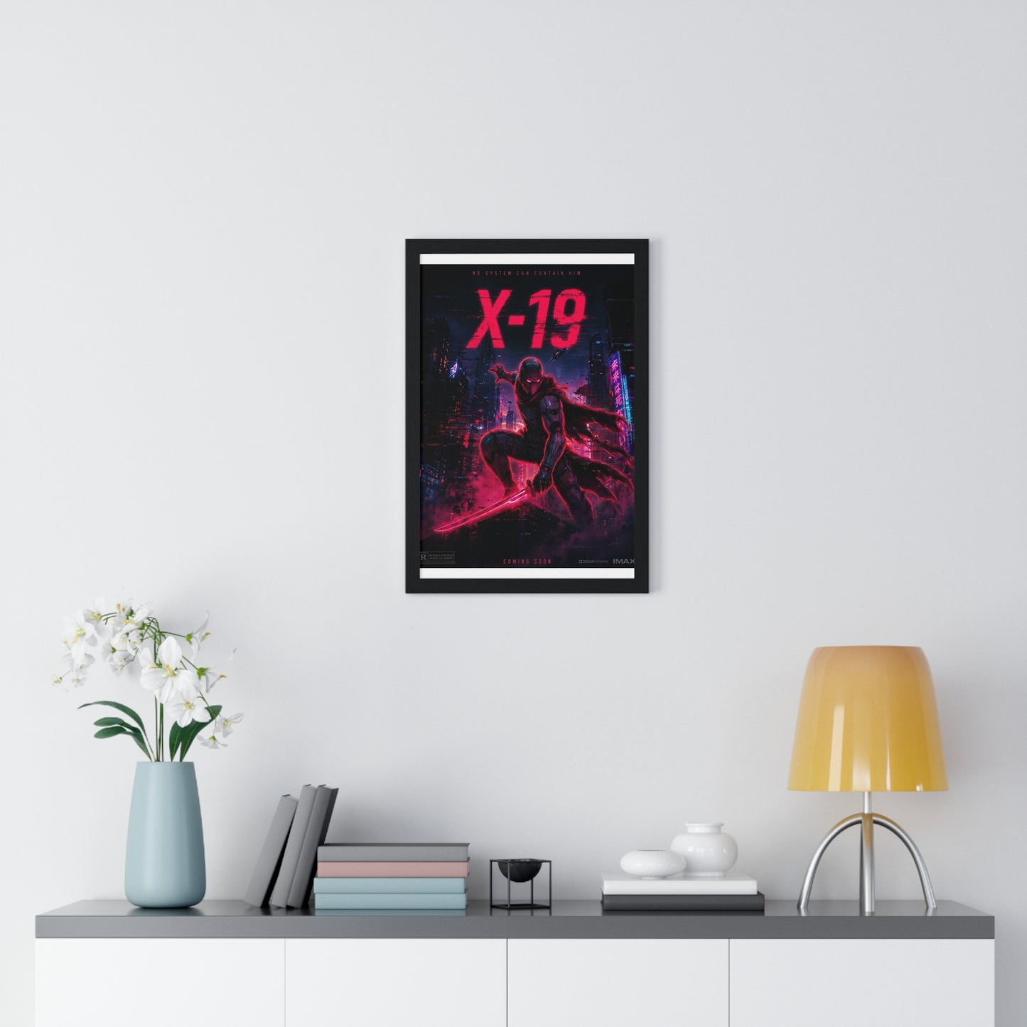 Cyber Wars X-19 - Framed Poster