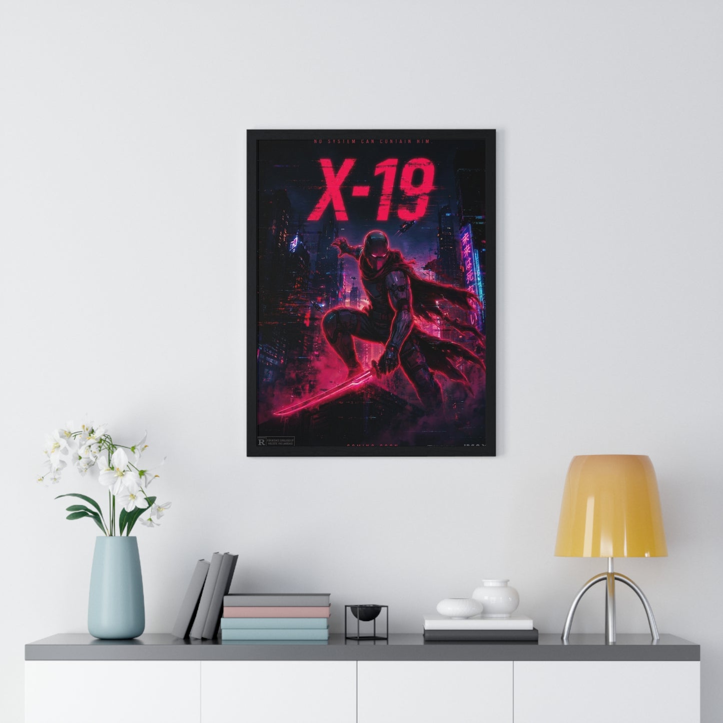 Cyber Wars X-19 - Framed Poster