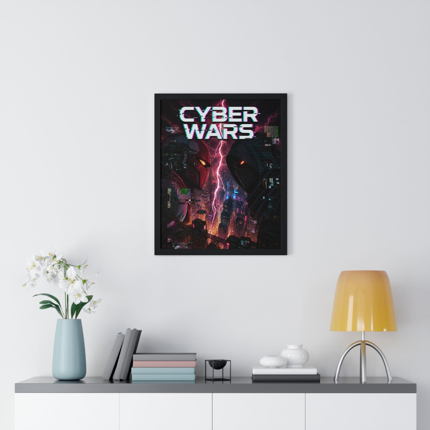 Cyber Wars - Framed Poster