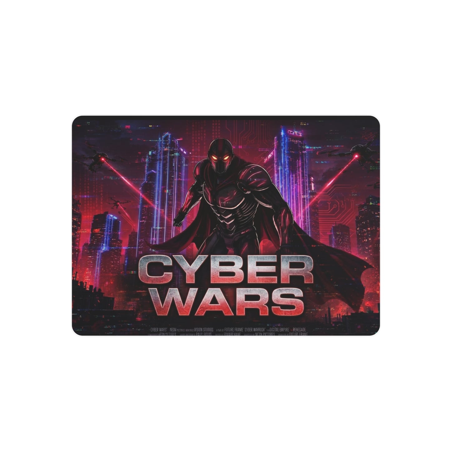 Cyber Wars - Metal Art Sign