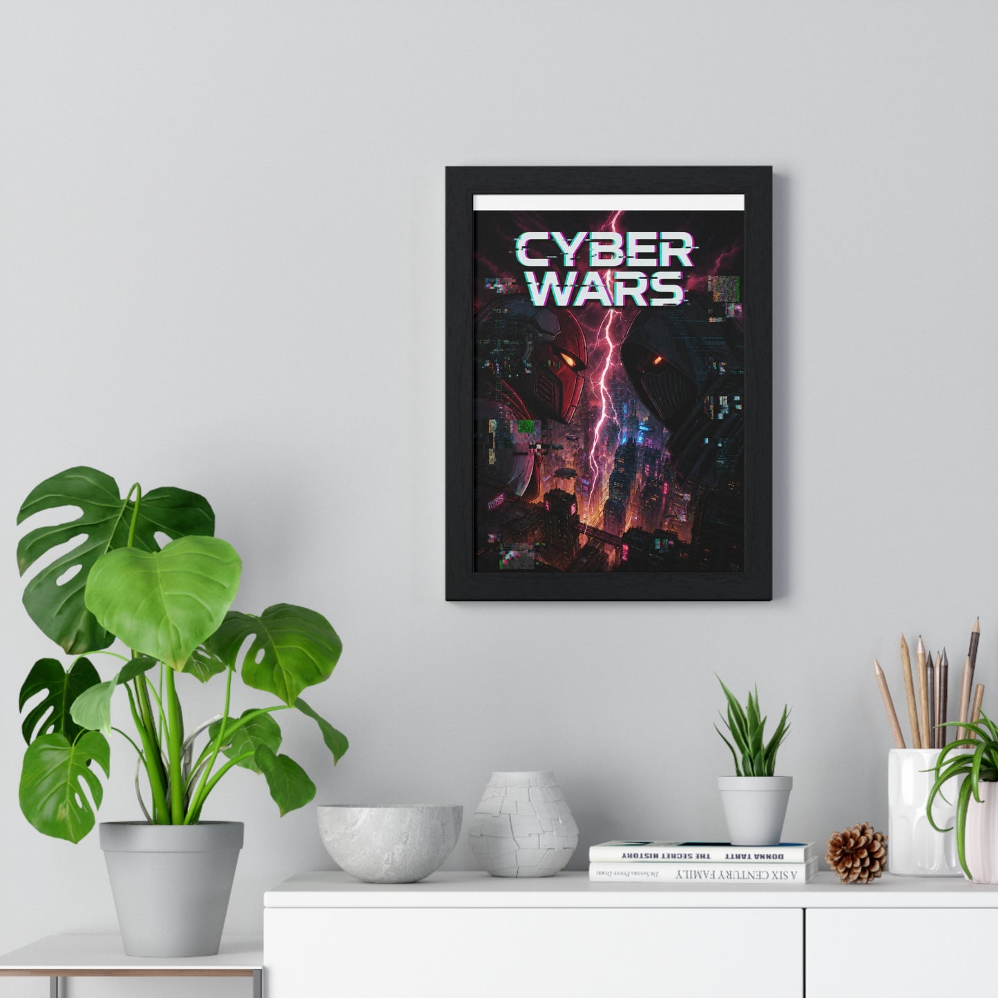 Cyber Wars - Framed Poster