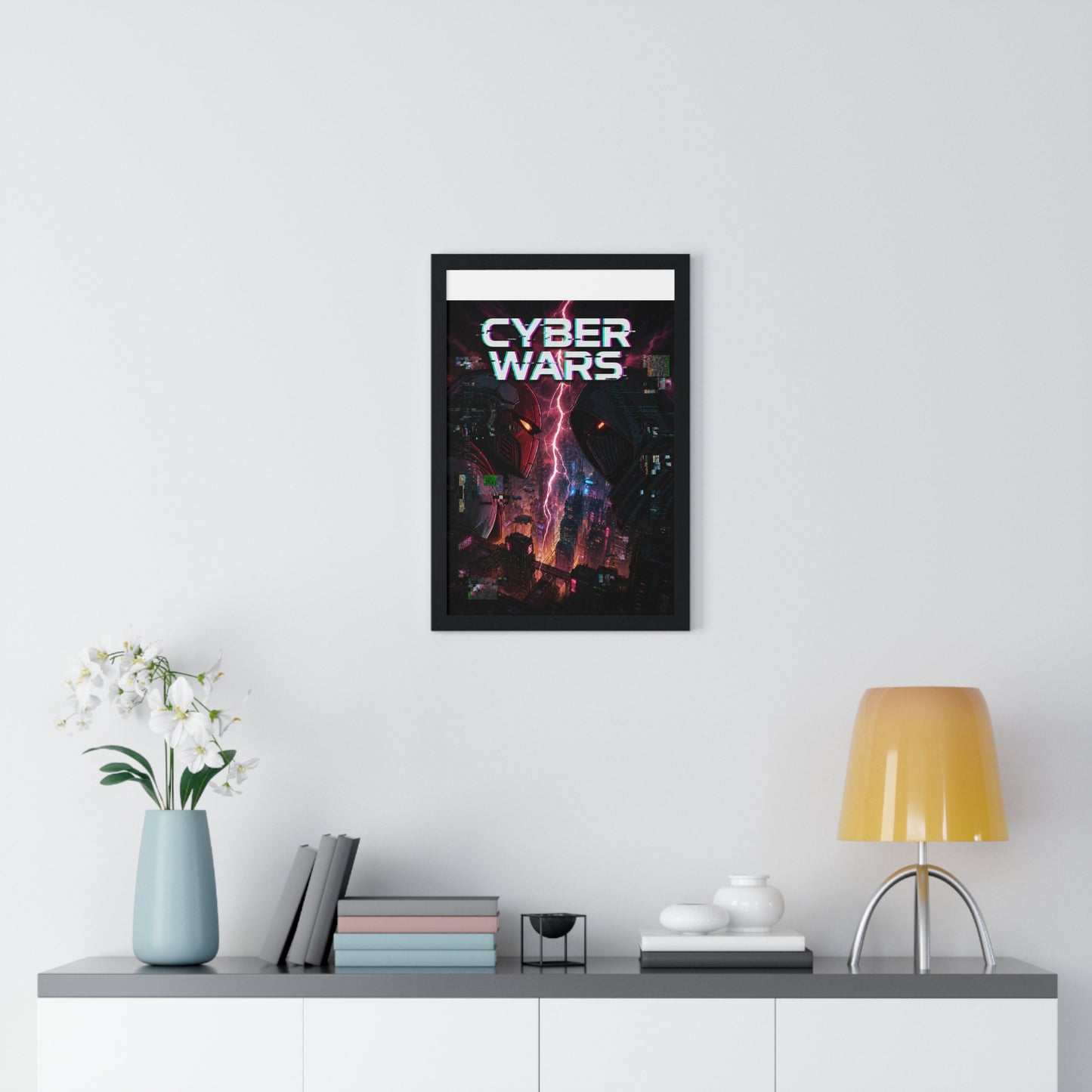 Cyber Wars - Framed Poster