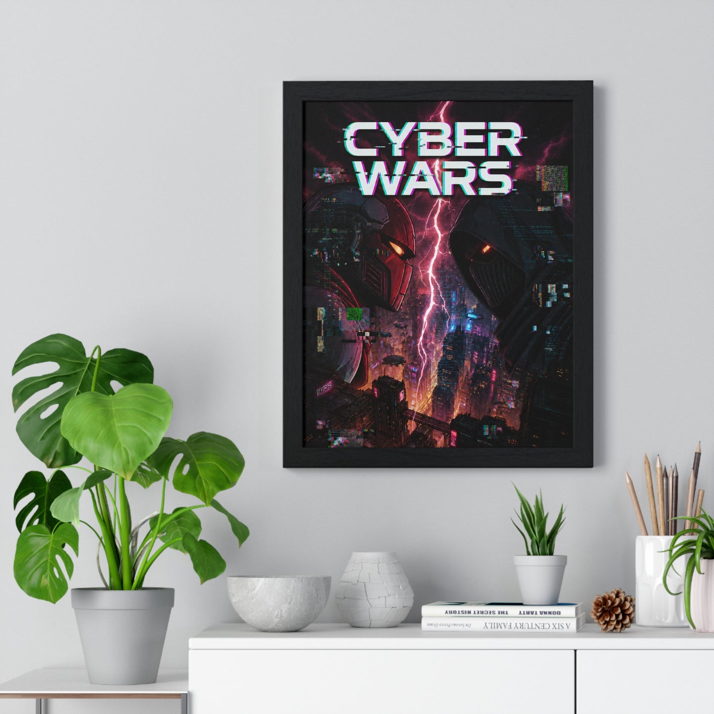 Cyber Wars - Framed Poster