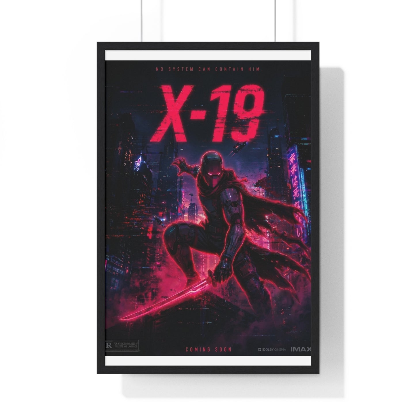 Cyber Wars X-19 - Framed Poster