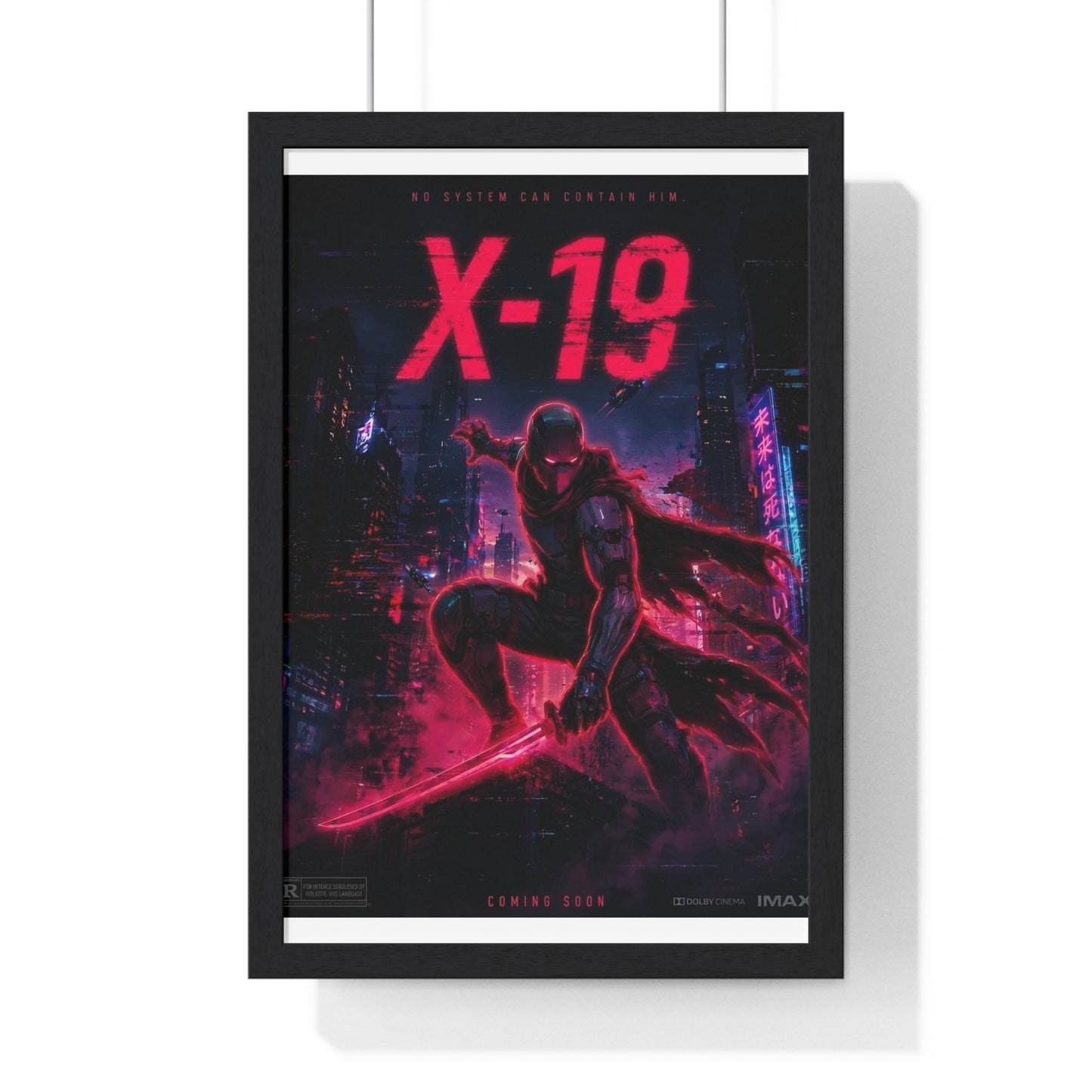 Cyber Wars X-19 - Framed Poster